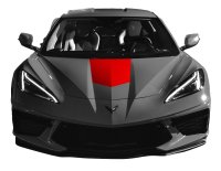 2020-2025 C8 Corvette Hood Stinger Style Stripe Gloss Gold