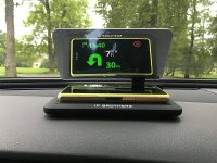 1953-2025 Corvette Dash HUD Display - GPS Navigation Image Reflector