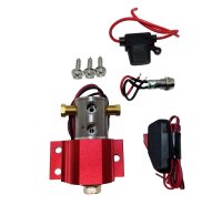 1953-2025 Corvette 4-Port Brake Lock System - Sand Blast Red Anodized Finish