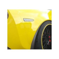 2005-2013 C6 Corvette Clear Side Marker Light Lenses - Rear Pair