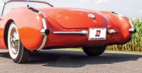 1956-1957 C1 Corvette Exhaust Chrome 6 Piece Set