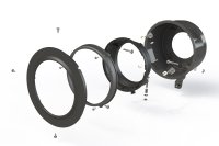 2018-2023 Jeep Wrangler JL Morimoto 7" Round LED Headlight Adapter Brackets