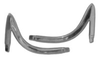 1971-1974 Dodge Charger Vans Auto Vinyl Top Check Mark Trim Molding Pair