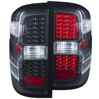 2014-2015 Chevrolet Silverado 1500-3500  L.E.D. Tail Lights Black