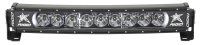 20 Inch LED Light Bar Single Row Curved White Backlight Radiance Plus RIGID Industries 32000