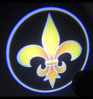 ORACLE Door LED Projectors - Fleur-De-Lis