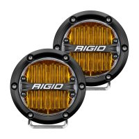 360-Series 4 Inch Sae J583 Fog Light Selective Yellow Pair RIGID Industries 36111