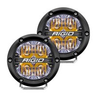 360-Series 4 Inch Led Off-Road Drive Beam Amber Backlight Pair RIGID Industries 36118
