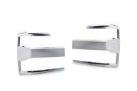 2015-2019 Chevrolet Silverado HD Morimoto Headlight Trim ABS Plastic Chrome Finish Pair