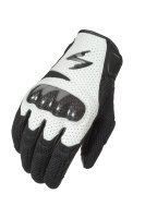 ScorpionEXO Vortex Air Motorcycle Riding Gloves Carbon Fiber Knuckles Touchscreen Compatible (Whi...