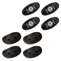 Rock Light Kit Amber Set of 4 Lights A-Series RIGID Industries 400243