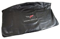 C6 Corvette Embroidered Top Bag Black w/ Silver C6 Logo