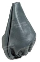 C5 1997-2004 Corvette Leather Shift Boot 6 Speed -Gray