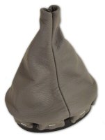 C5 1997-2004 Corvette Leather Shift Boot With Retainer -Gray