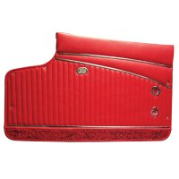 1962 C1 Corvette Door Panels Red Leather Deluxe
