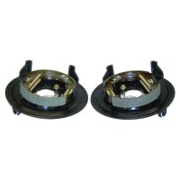 1993-1998 Jeep ZJ Grand Cherokee Crown Automotive Brake Backing Plate Set for Dana 35 Rear Axle w...