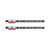 1964 El Camino Rear Quarter Emblem, "El Camino", Sold as a Pair