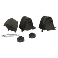 1987-1995 Jeep YJ Wrangler Engine and Transmission Mount Kit by Crown Automotive with 4.0L and 4....