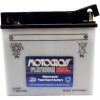 Yuasa 12V Conventional Battery 53030 (Acid Not Included)