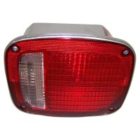 1976-1980 Jeep CJ-5, CJ-7 Crown Automotive Left Tail Lamp Assembly with Chrome Body