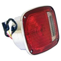 1976-1980 Jeep CJ-5 CJ-7 Crown Automotive Right Tail Light Assembly with Chrome Body