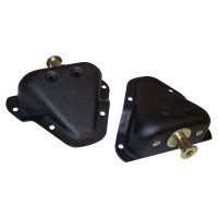 Crown Automotive Door Striker Kit for 1981-1995 Jeep CJ-7, CJ-8, YJ Wrangler with Paddle Style Ha...