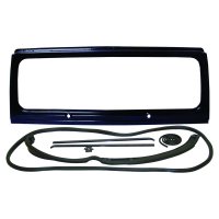 Black Windshield Frame Kit for 1976-1986 Jeep CJ-5, CJ-7, CJ-8 by Crown Automotive