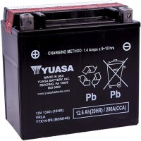 Yuasa 12V AGM Battery with Acid Bottle - Made in the USA