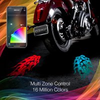 XK Glow Curb FX Bluetooth LED Projector Welcome Light 2PC Set Waterproof
