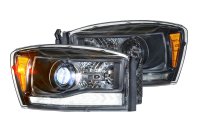 2006-2008 Dodge Ram Morimoto XB Hybrid LED Headlights with Bi-LED Projectors and Daytime Running ...