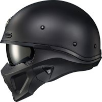 ScorpionEXO Covert X Open Face Half Shell 3/4 Motorcycle Helmet Comm Ready Speaker Pockets DOT So...