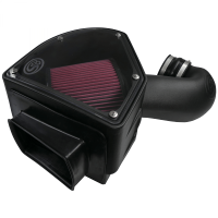 Cold Air Intake For 94-02 Dodge Ram 2500 3500 5.9L Cummins Cotton Cleanable Red S&B 75-5090