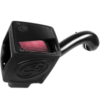 Cold Air Intake For 16-19 Silverado/Sierra 2500, 3500 6.0L Cotton Cleanable Red S&B 75-5110