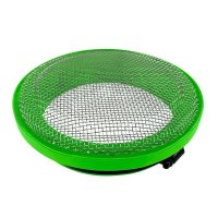 Turbo Screen 4.0 Inch Lime Green Stainless Steel Mesh W/Stainless Steel Clamp S&B 77-3006