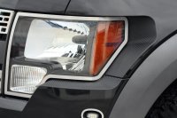 2009-2014 Ford F150 Raptor Headlight Trim Rings Brushed 2Pc