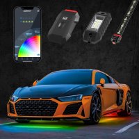 RGBW Addressable LED Underglow Kit for Vehicle – XK Glow XKALPHA App Controlled