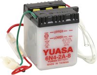 6V Yuasa Conventional Battery 6N4-2A-8 - Acid Not Included