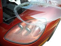2005-2013 C6 Corvette Headlight Lens Replacement LH/RH - Lenses/Sealant/Clear Lamin-X