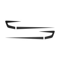 1997-2004 C5 Corvette Fender Cove Shadow Graphics Kit - Black Gloss Carbon Fiber