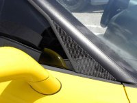 2005-2013 C6 Corvette Carbon Fiber Wrapped A-Pillar Overlays