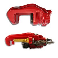 1988-1996 C4 Corvette Rebuilt Red Powder Coated Brake Caliper - Left Front