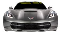 2014-2019 C7 Corvette Windshield Decal - Z51 Logo Gloss Yellow