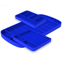 3pc. Set - Blue Silicone Tool Tray - S&B 80-1002