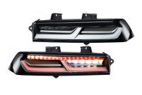 2014-2015 Chevrolet Camaro Morimoto XB LED Tail Lights Pair Plug and Play Red or Smoked Lens