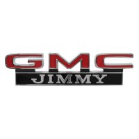 1971-1972 GMC Truck Front Fender Emblem, "GMC Jimmy", Sold as a Pair