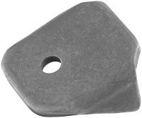 Allstar ALL60014-25 1-1/2" Tall 1/8" Thick 1/4" Hole 1" Mild Steel Center Hole Height Body Brace ...