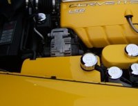 C6 Corvette Painted Surge Tank Cover (Coolant Cover)