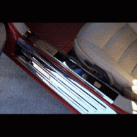 C6 Corvette Polished Stainless Inner Doorsills