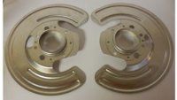 1966-1969 B-Body Vans Auto Disc Brake Shields Pair for Dual Piston Bendix
