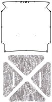 1964-1965 Mercury Comet QuietRide AcoustiHood Under-Hood Insulation & Sound Barrier Kit